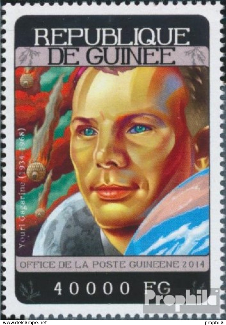 Guinea 10446 (kompl. Ausgabe) Postfrisch 2014 Yuri Gagarin - Guinea (1958-...)