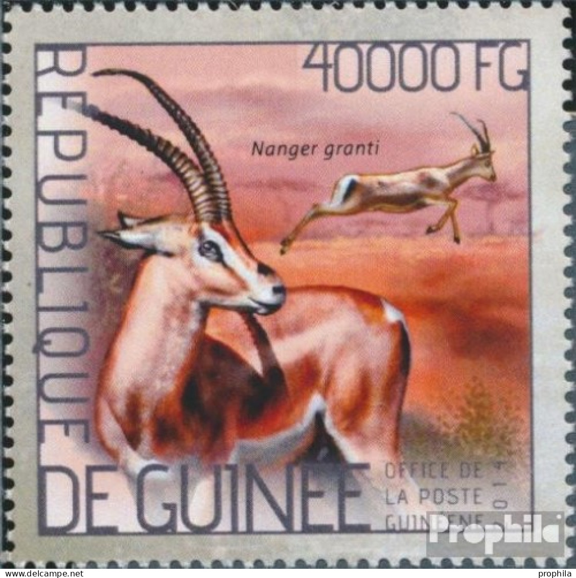 Guinea 10362 (kompl. Ausgabe) Postfrisch 2014 Gazellen - Guinée (1958-...)
