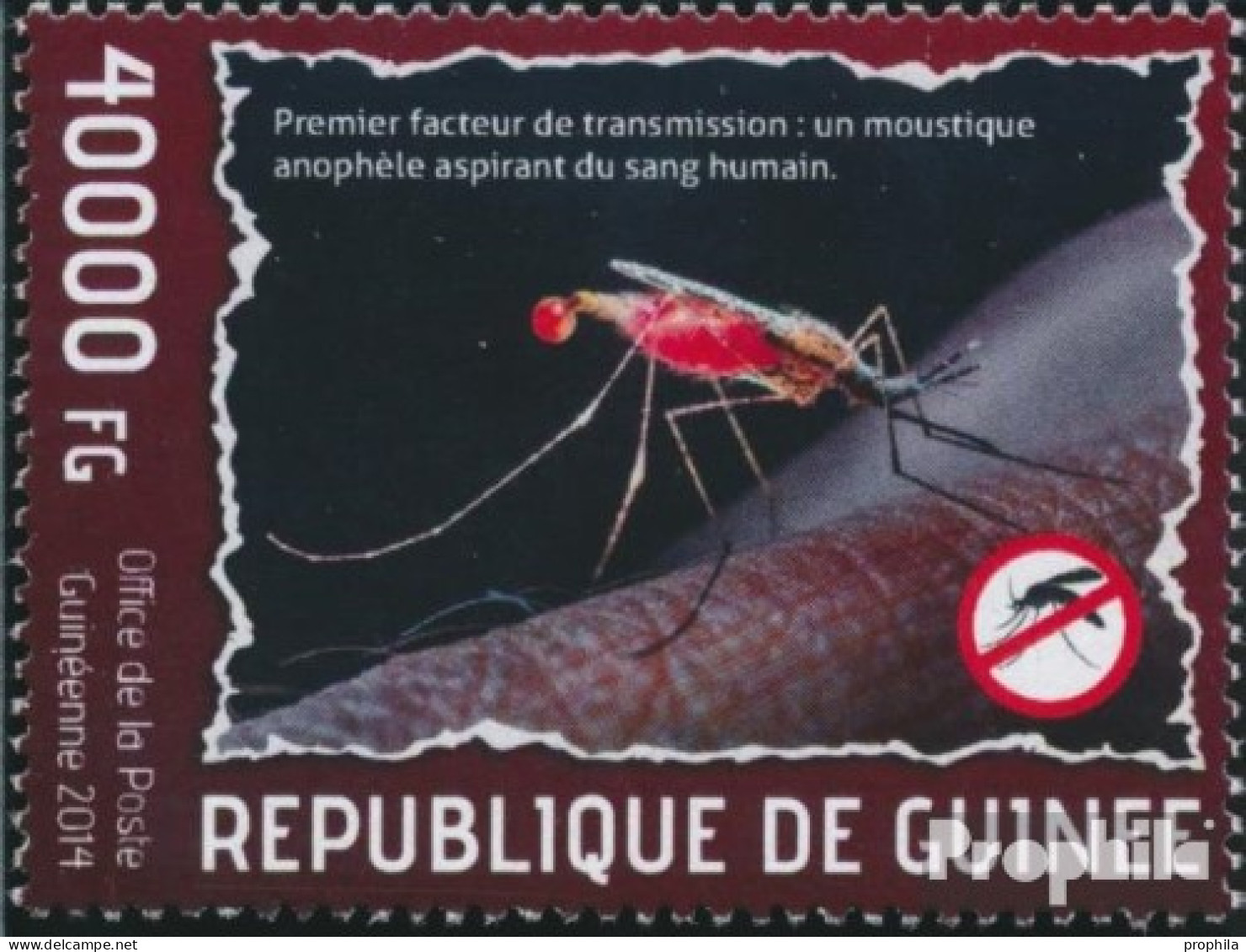 Guinea 10302 (kompl. Ausgabe) Postfrisch 2014 Malaria - Guinée (1958-...)