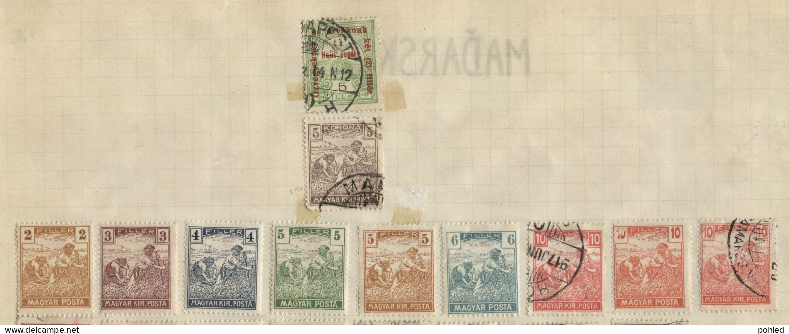 01339KUN*HUNGARY*MAGYARORSZÁG*SMALLER SET OF VARIOUS STAMPS - Collezioni