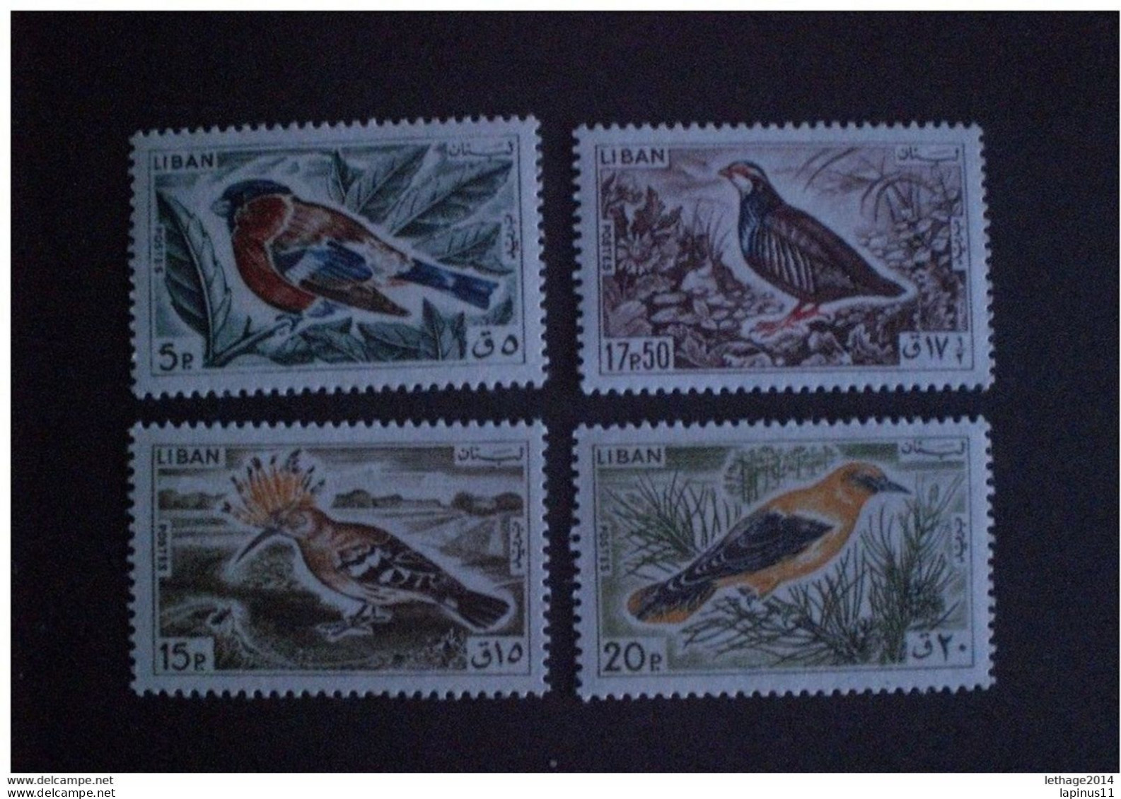 STAMPS LIBANO 1965 Birds MNH Liban Lebanon - Líbano