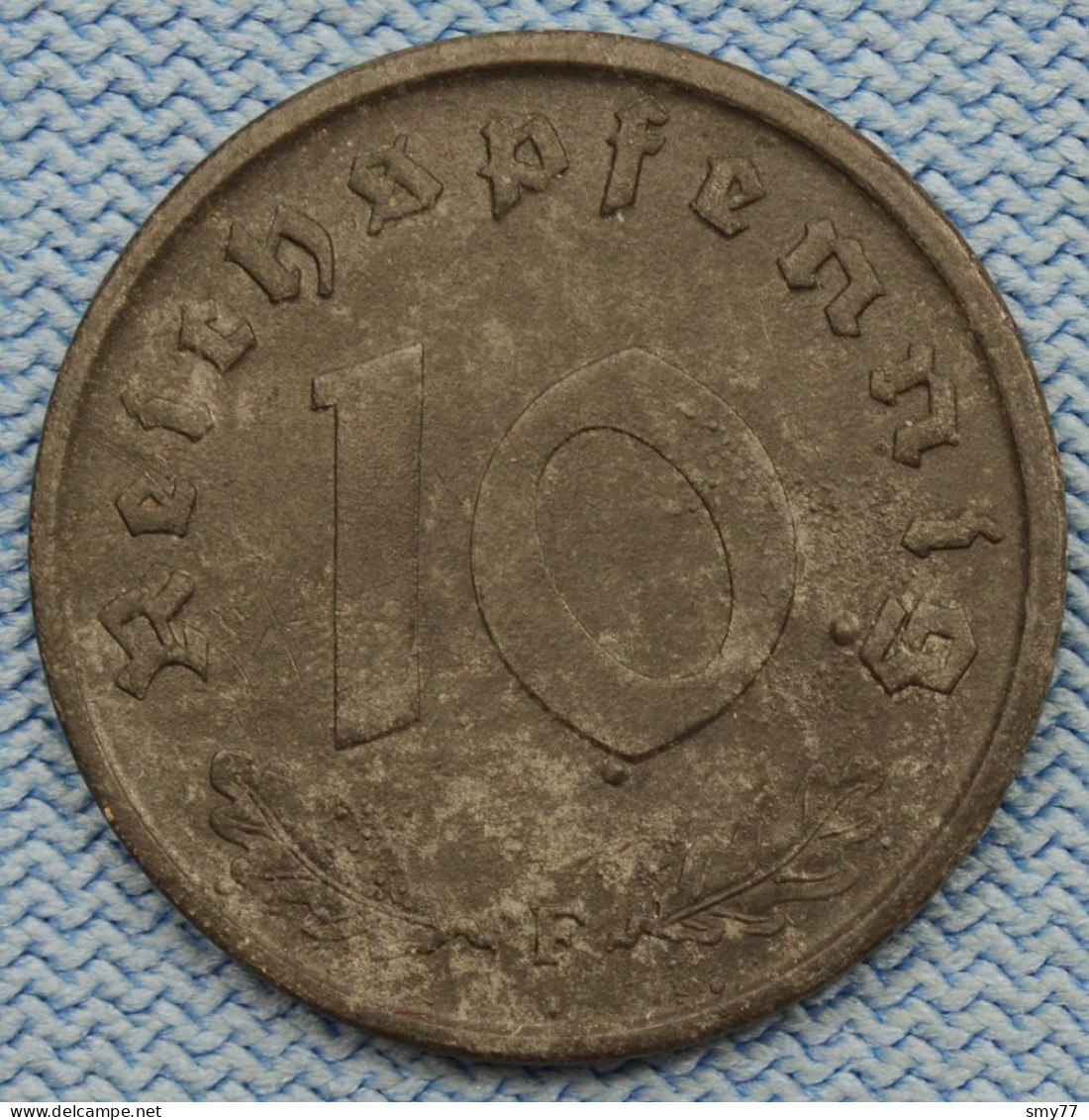 Deutschland / Germany • 10 Pfennig 1947 F • Besatzungsgeld / Occupation • Reichspfennig • [24-657] - 10 Reichspfennig