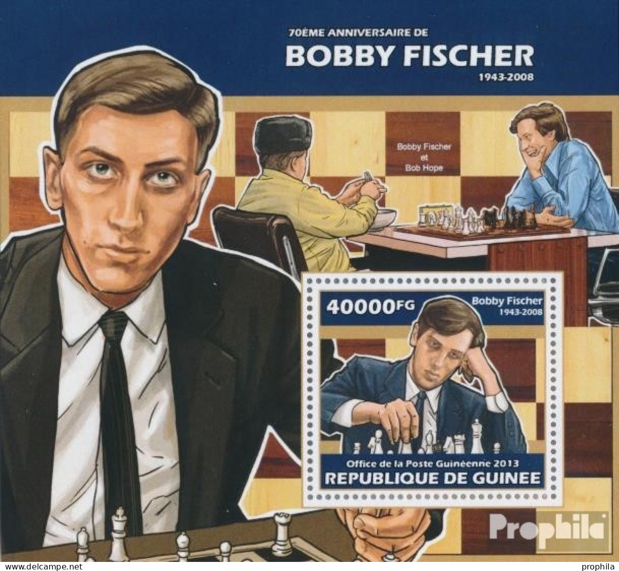 Guinea Block 2315 (kompl. Ausgabe) Postfrisch 2013 Bobby Fischer - Guinea (1958-...)