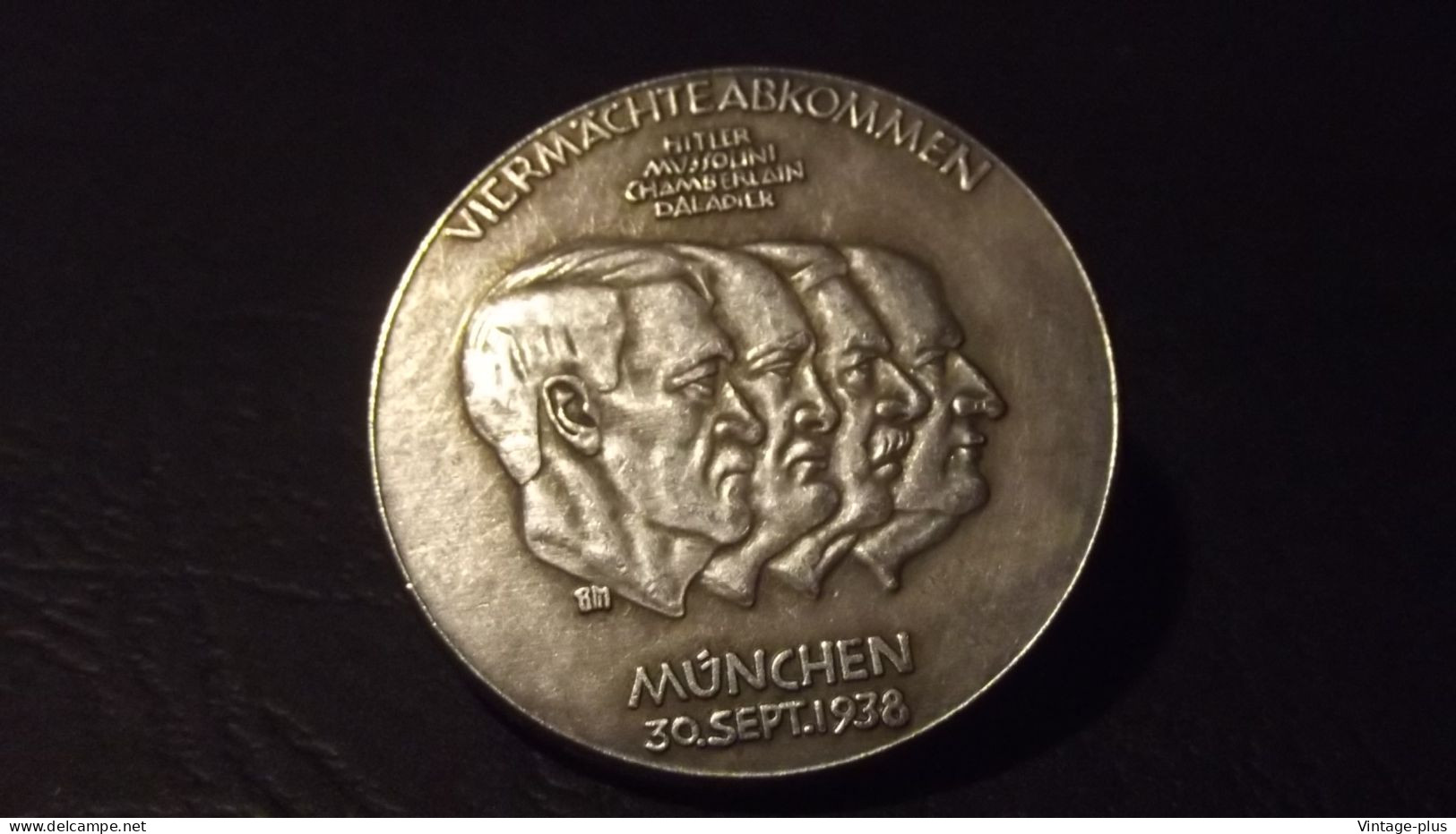 GERMANIA 3° REICH MONETA COMMEMORATIVA VIERMACHTE ABKOMMEN MUNCHEN1938 - HITLER - ALLEMAGNE - DEUTSCHLAND - COD: AB42 - Sonstige & Ohne Zuordnung