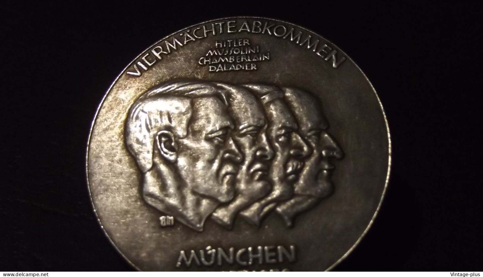 GERMANIA 3° REICH MONETA COMMEMORATIVA VIERMACHTE ABKOMMEN MUNCHEN1938 - HITLER - ALLEMAGNE - DEUTSCHLAND - COD: AB42 - Andere & Zonder Classificatie