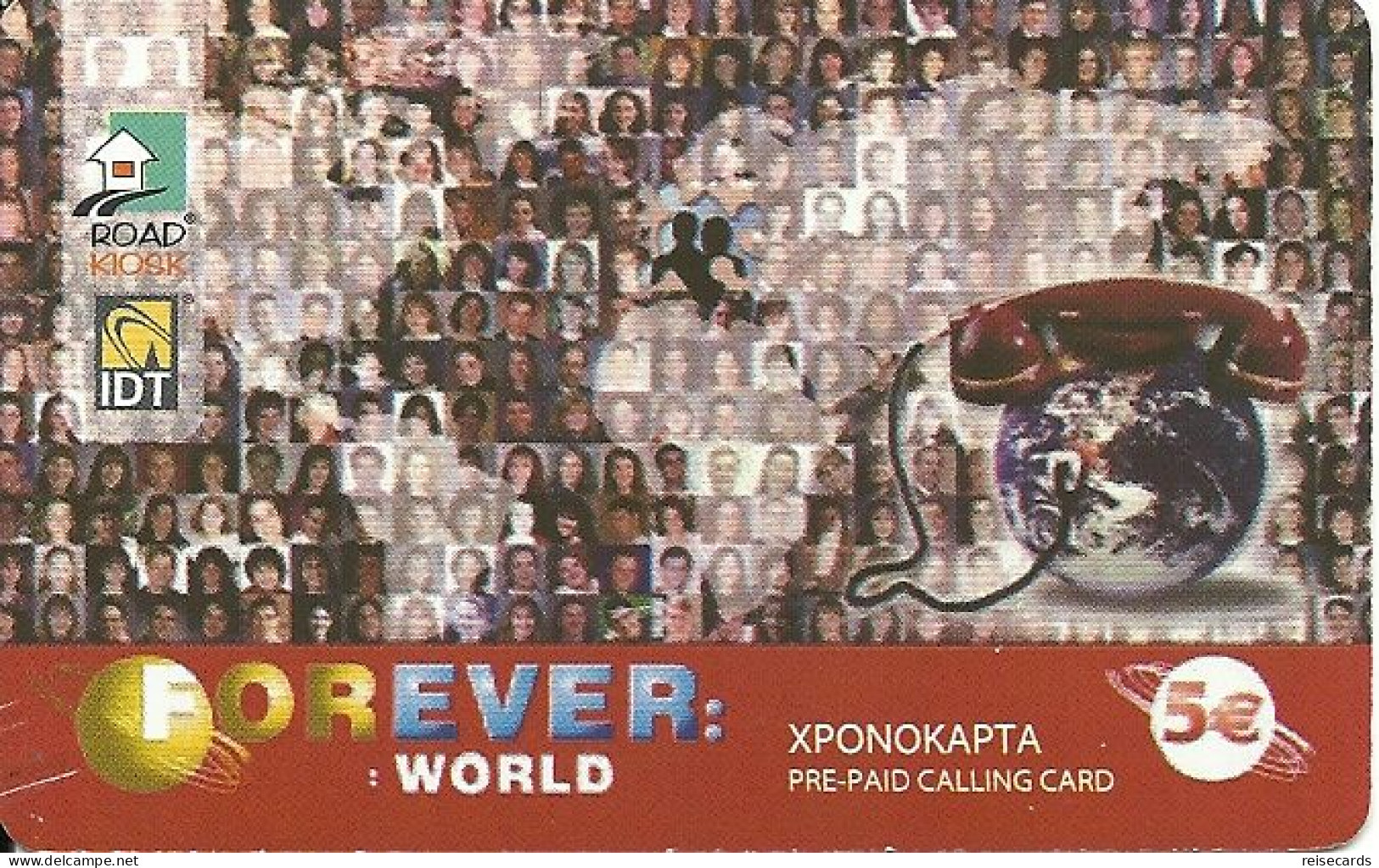 Greece: Prepaid IDT Forever World 06.11 Pin Code Thin - Grèce