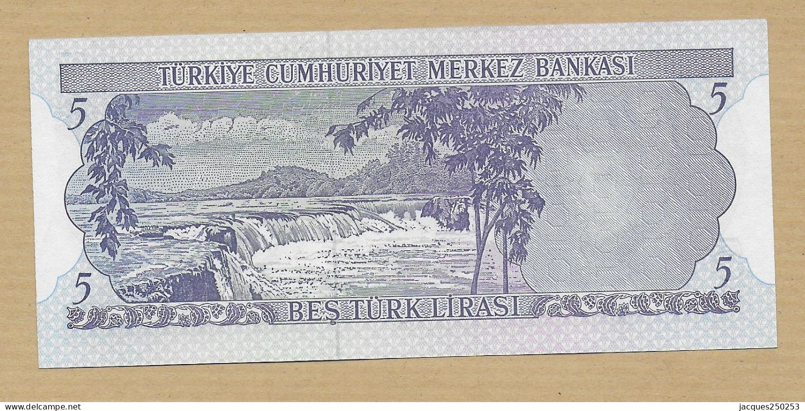 5 TURK LIRASI 1976 TURQUIE NEUF - Turkije