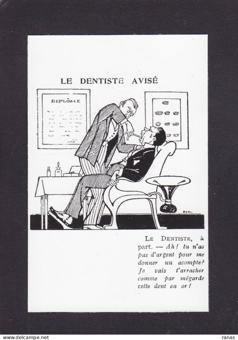 CPM Dentiste Dent Humour Dentaire Dental Dentist Non Circulée - Santé