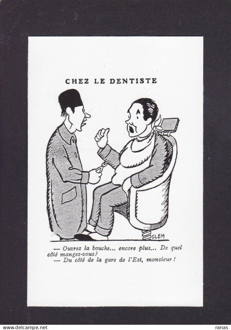 CPM Dentiste Dent Humour Dentaire Dental Dentist Non Circulée - Health