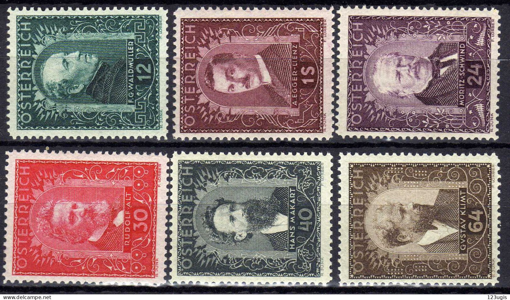 Österreich 1932, Mi 545-550 * [200424XIV] - Neufs