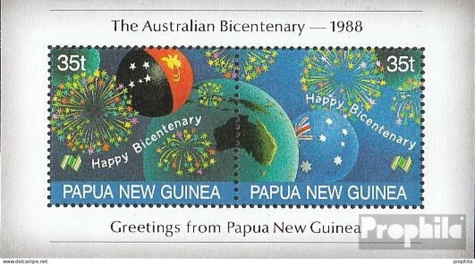Papua-Neuguinea Block3 (kompl.Ausg.) Postfrisch 1988 Australien - Papúa Nueva Guinea