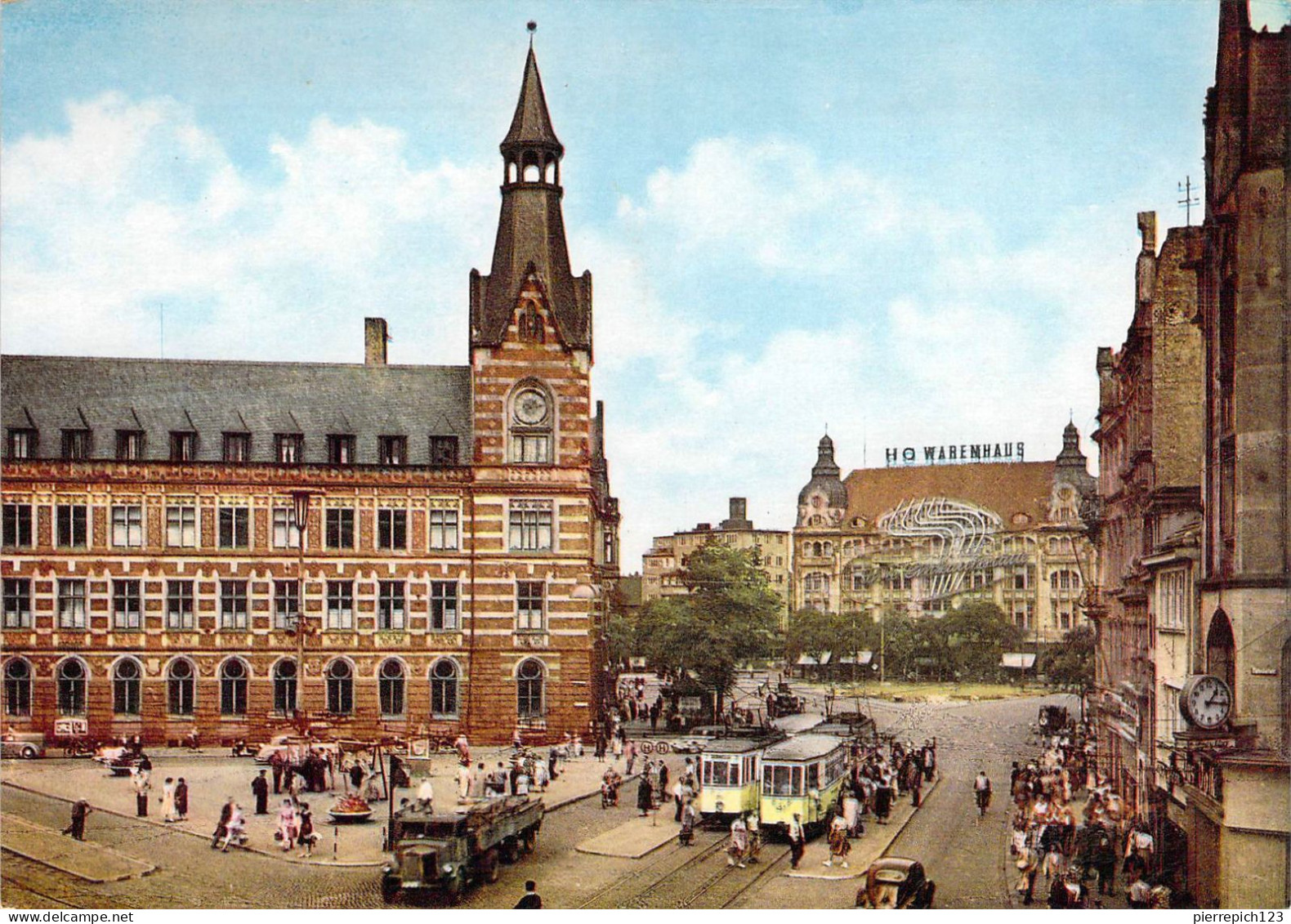 Erfurt - Vue Sur La Poste Centrale - Erfurt