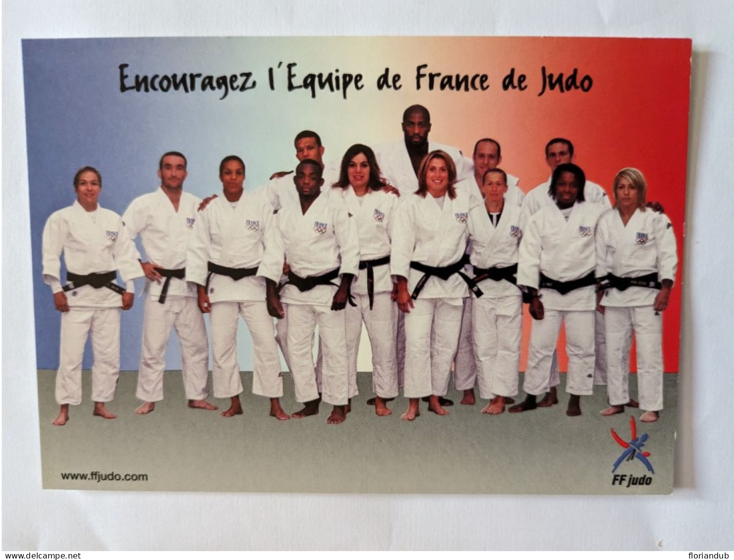 CP - Arts Martiaux Judo Encouragez L'équipe De France - Kampfsport