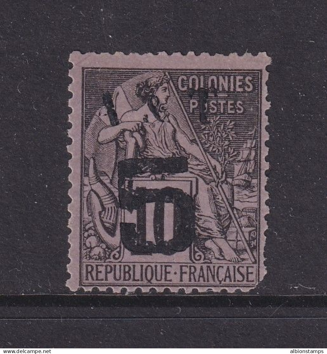 Annam & Tonkin, Scott 3 (Yvert 4), MNG (no Gum), Pulled Corner - Unused Stamps