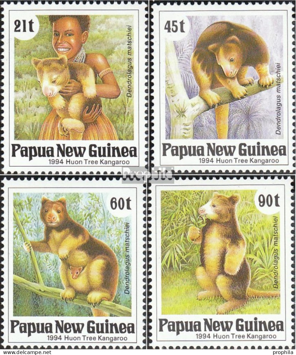 Papua-Neuguinea 698-701 (kompl.Ausg.) Postfrisch 1994 Baumkänguruh - Papúa Nueva Guinea
