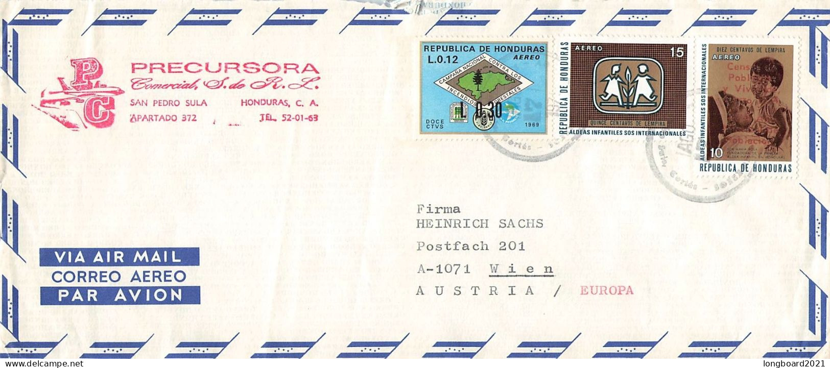 HONDURAS - AIR MAIL 19?? - WIEN/AT / 6259 - Honduras