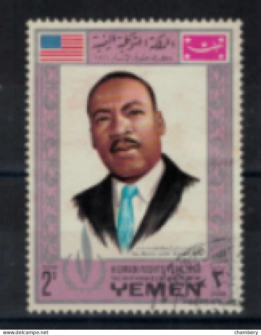 Yémen - "Année Des Droits De L'Homme : Martin Luther King" - Oblitéré N° 261(a) De 1968 - Jemen