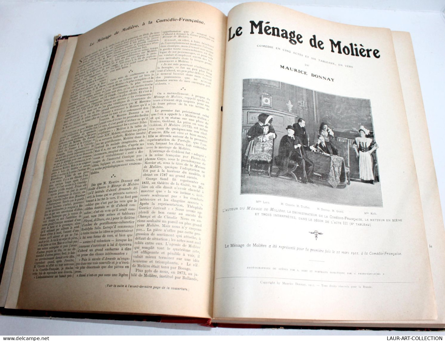 L'ILLUSTRATION THEATRALE 8e ANNEE 1912 N°212 A 227 JOURNAL ACTUALITES DRAMATIQUE / ANCIEN LIVRE XIXe SIECLE (1803.212) - Auteurs Français