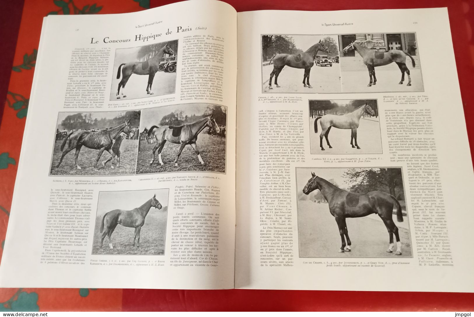 Sport Universel Illustré N°1311 Avril 1928 Rugby France Galles Concours Hippique Paris Randonnée Skis Nice Chamonix - 1900 - 1949