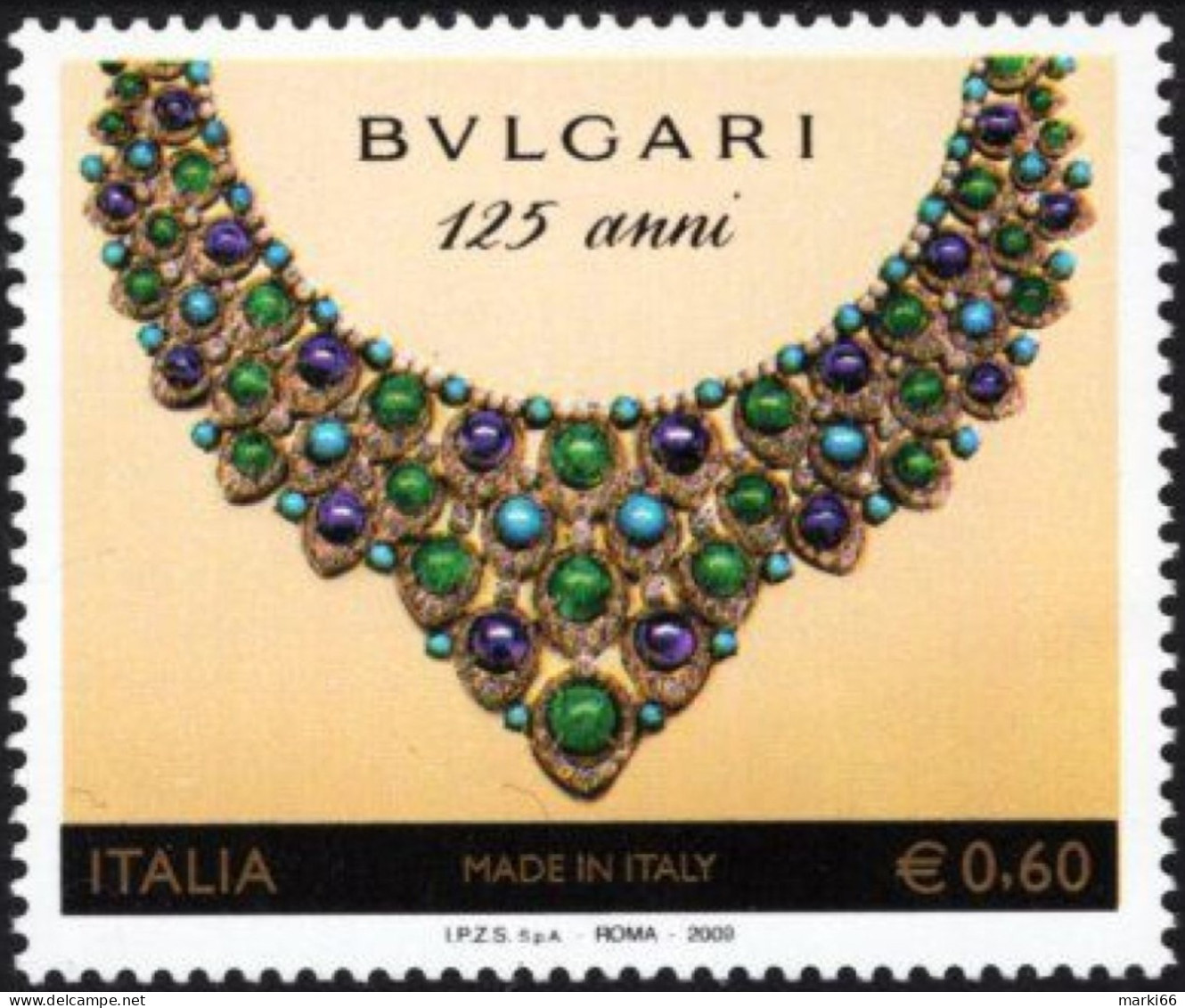 Italy - 2009 - Made In Italy - Bulgari - 125 Years - Mint Stamp - 2001-10: Mint/hinged