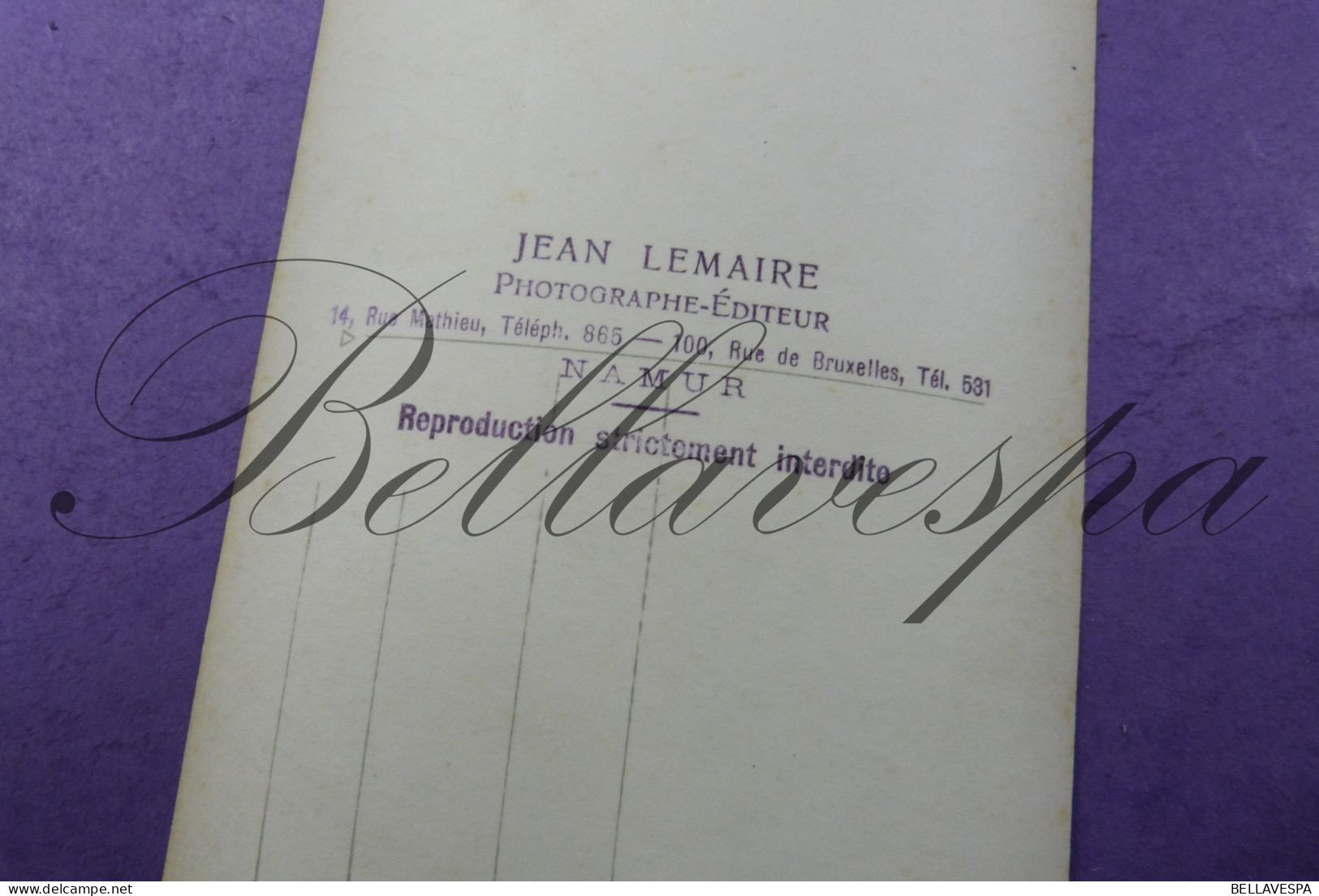 photo de Jean Lemaire  x 5 cpa NAMUR : n° 4-5-6-7 en n° 9 d'une série :Duchesse de Vendôme et Evêque Mgr Heylen autre