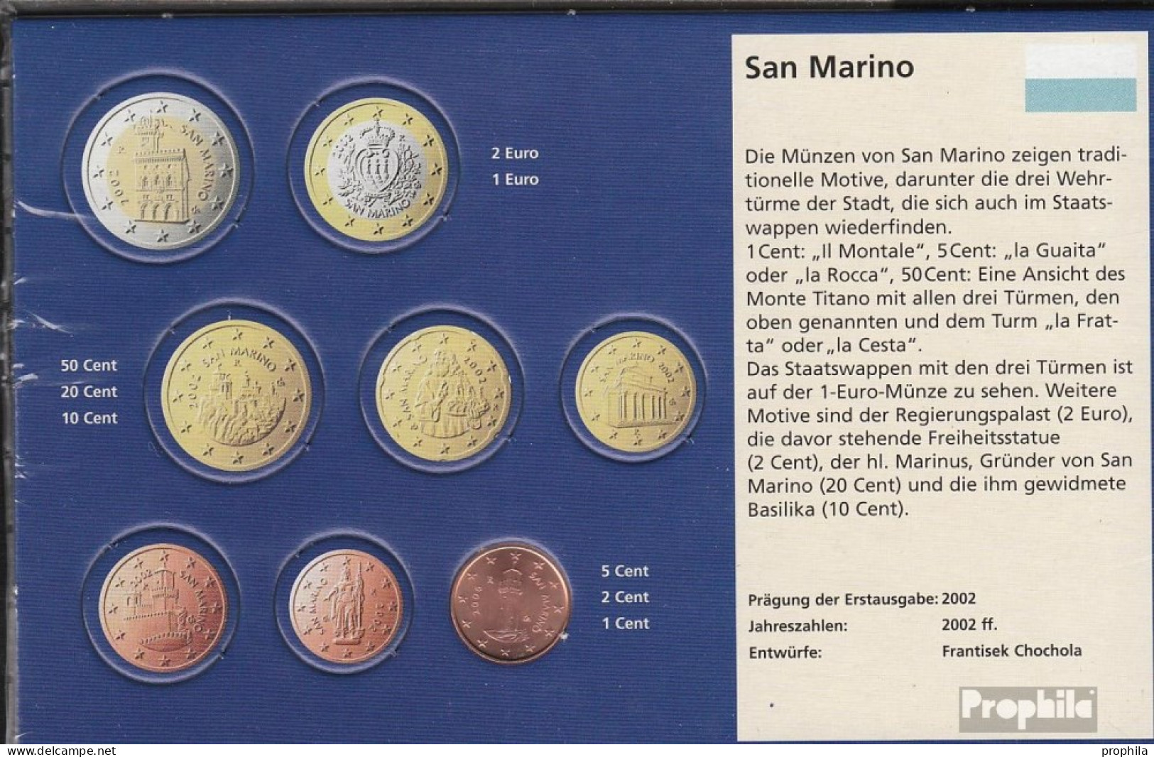 San Marino SMA 1 2006 Stgl./unzirkuliert 2006 Kursmünze 1 Cent - San Marino