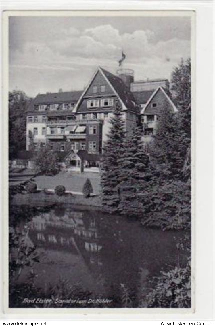 39039704 - Elster Mit Sanatorium Dr. Koehler Gelaufen Von 1936. Gute Erhaltung. - Bad Elster