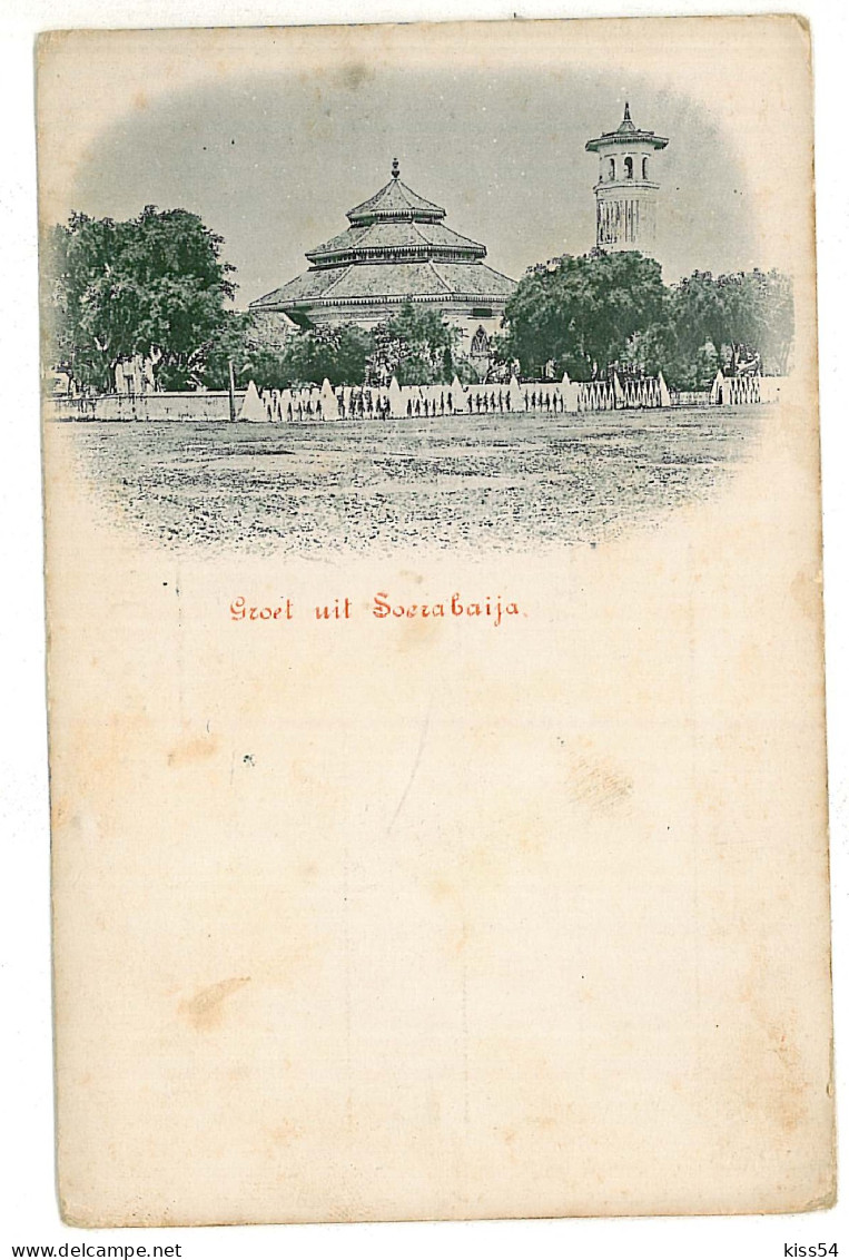 INDO 19 - 9210 SOERABAIJA, Indonesia, Litho - Old Postcard - Unused - Indonesië