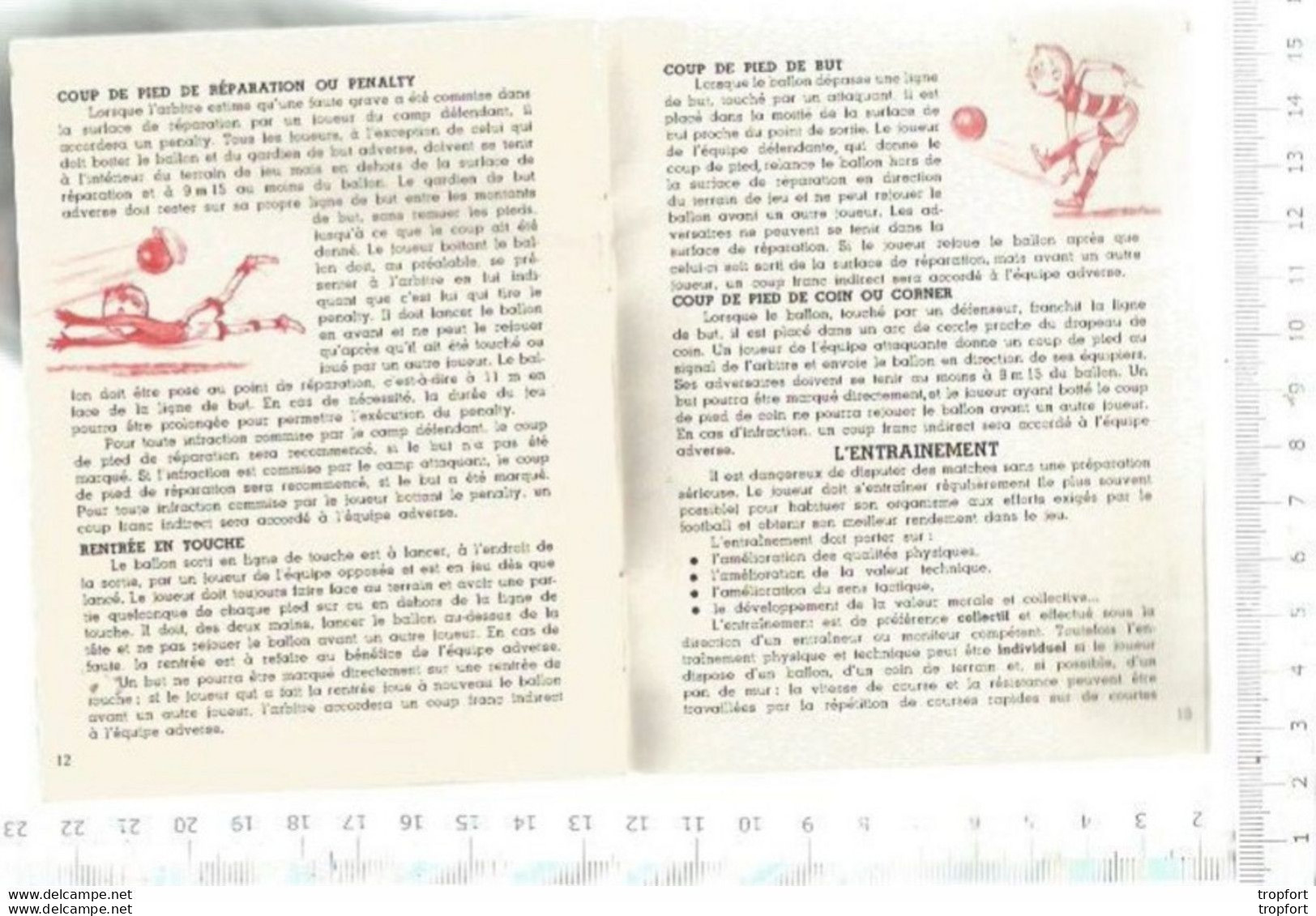 PG / RARE Petit Livret 16pages  FOOTBALL Règles Et Conseils Pour La Bonne Conduite - Programmes