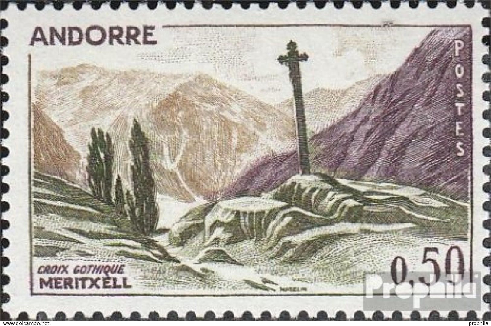 Andorra - Französische Post 171 Postfrisch 1961 Landschaften - Carnets