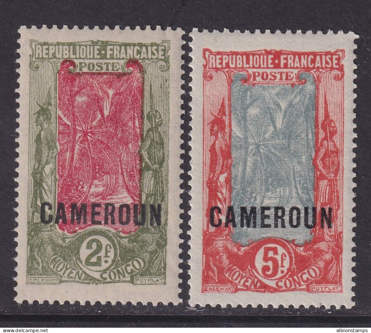 Cameroun, Scott 162-163 (Yvert 99-100), MLH - Ungebraucht