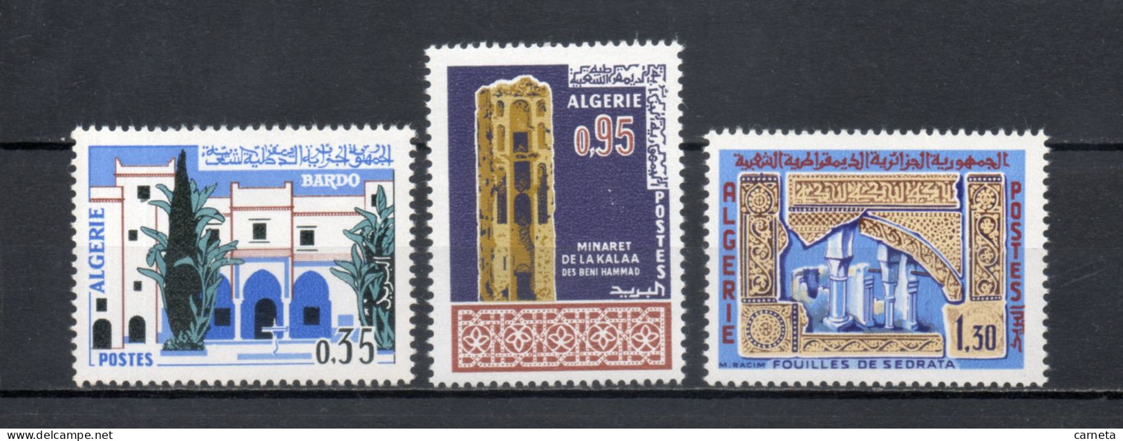 ALGERIE N° 441 à 443   NEUFS SANS CHARNIERE COTE 4.00€    MUSEE MOSQUEE ART - Algeria (1962-...)