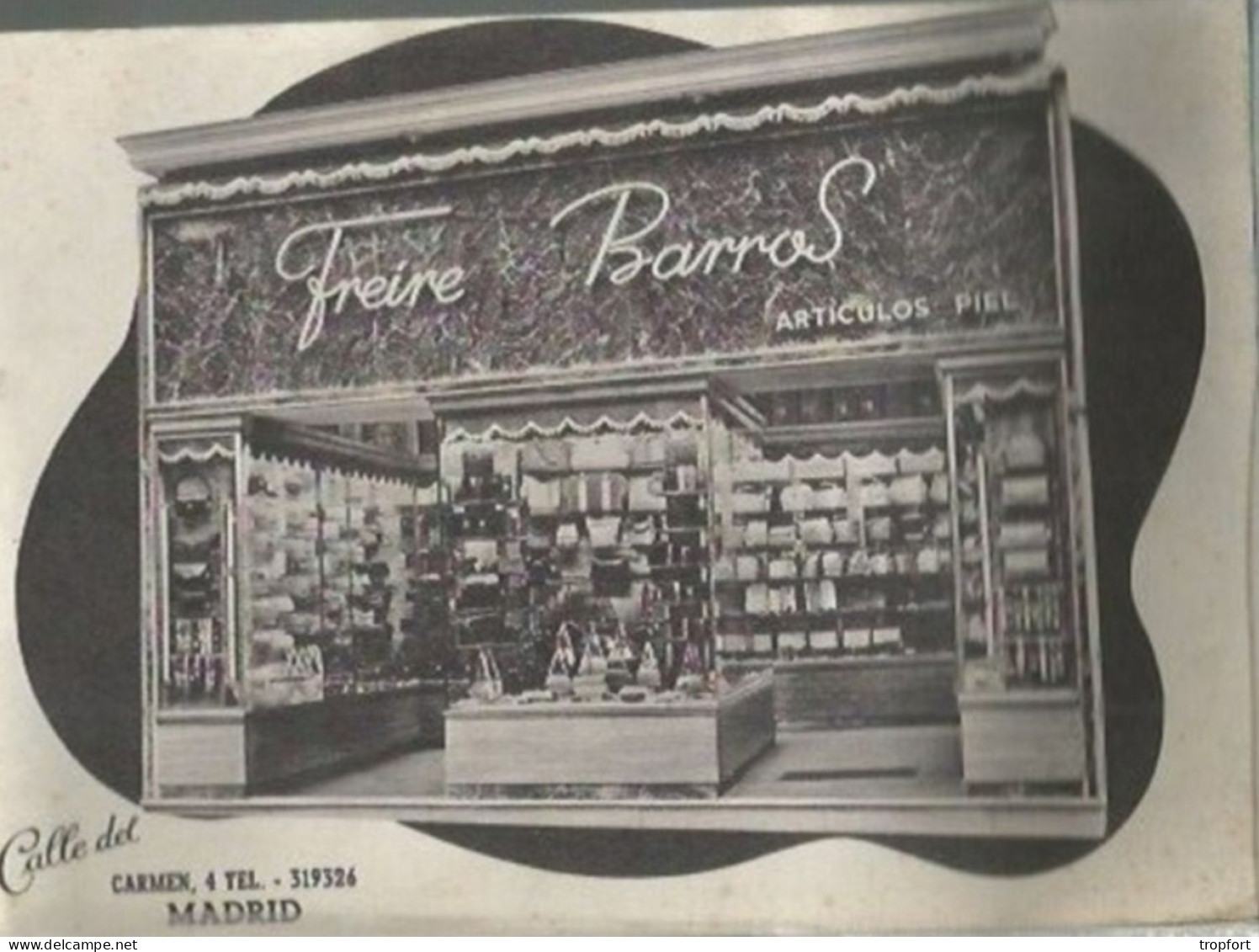 PG / VINTAGE ))) SUPERBE LIVRET PUBLICITAIRE ANCIEN MAROQUINERIE  FRERE BARROS MADRID  16 Pages ESPAGNE SPAIN - Publicités