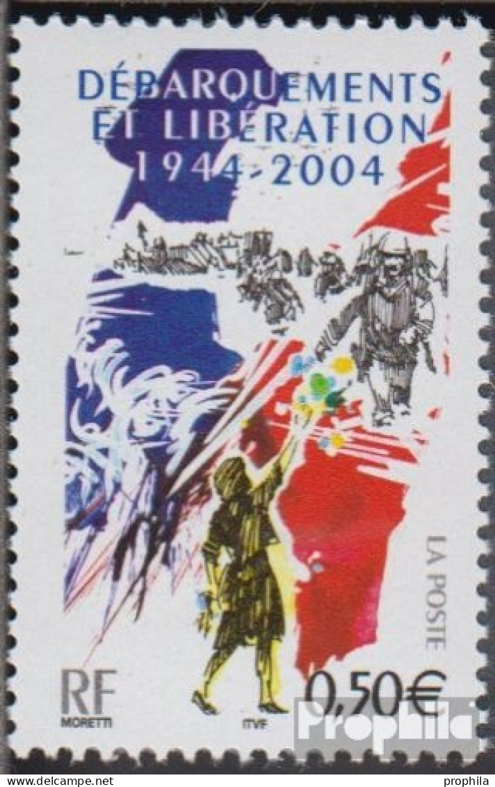 Frankreich 3819 (kompl.Ausg.) Postfrisch 2004 Landung Der Alliierten - Neufs