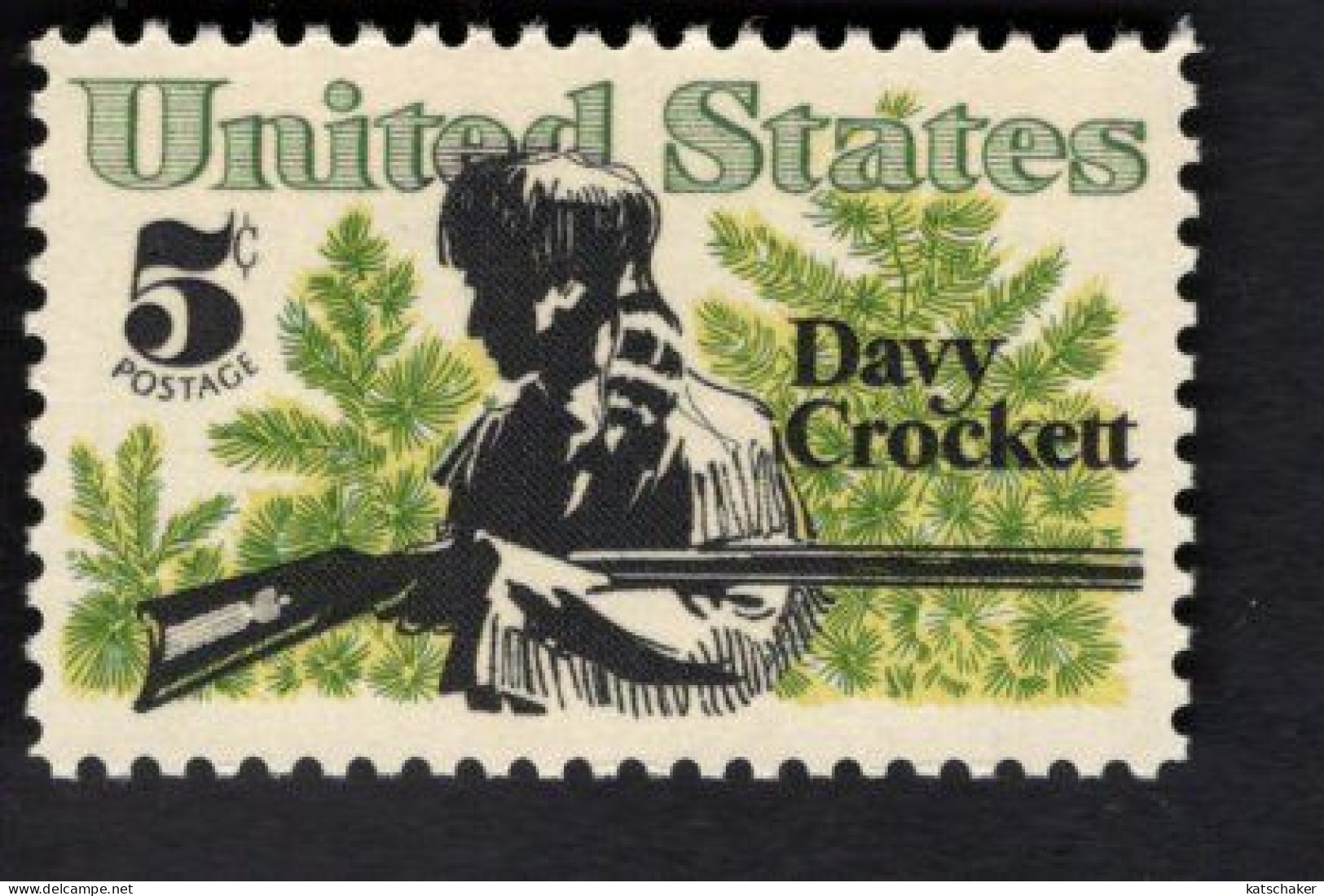 200739862 1967 SCOTT 1330 (XX) POSTFRIS MINT NEVER HINGED  - AMERICFAN FOLKLORE DAVIC CROCKETT - Unused Stamps