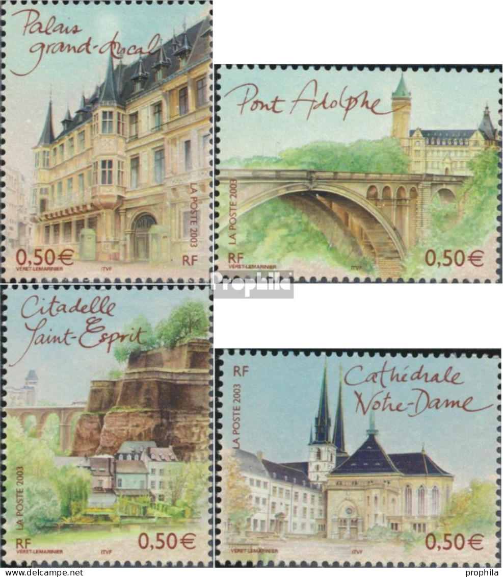 Frankreich 3766-3769 (kompl.Ausg.) Postfrisch 2003 Hauptstädte Europas - Neufs