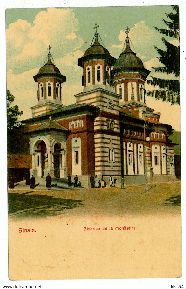 RO 60 - 4565 SINAIA, Church Of Monastery, Romania - Old Postcard - Unused - Romania