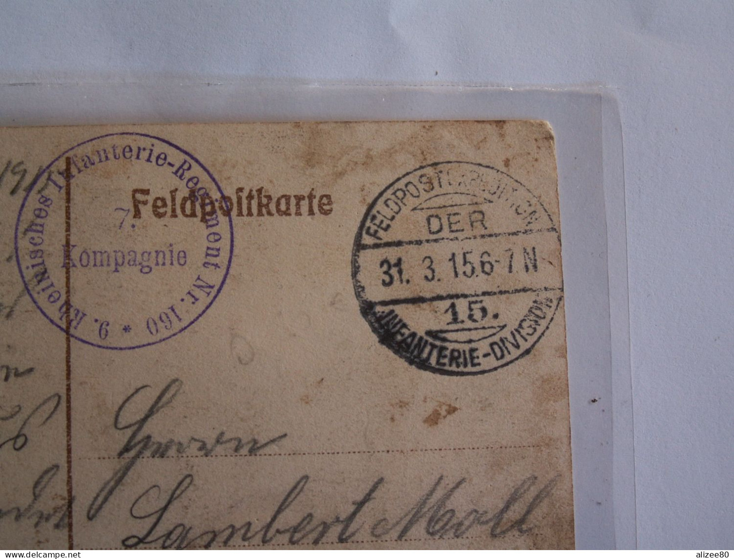 CPA   GUERRE  //    SOMME - PY  Avec   Cachets  Allemands - Collections & Lots