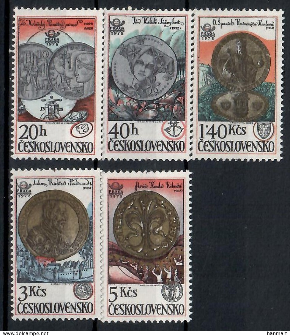 Czechoslovakia 1978 Mi 2427-2431 MNH  (ZE4 CSK2427-2431) - Other