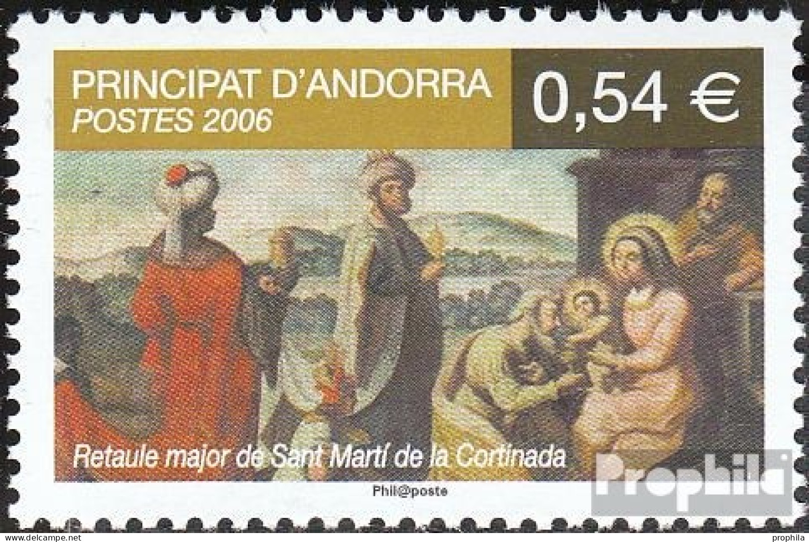 Andorra - Französische Post 653 (kompl.Ausg.) Postfrisch 2006 Weihnachten - Carnets