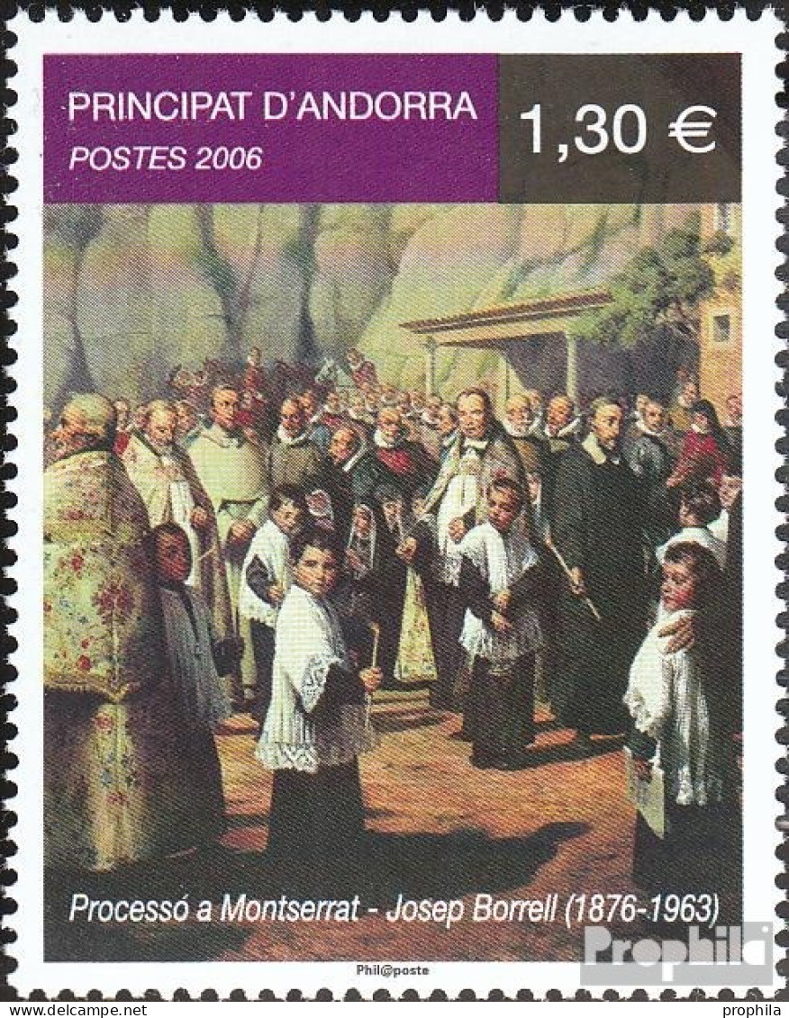 Andorra - Französische Post 652 (kompl.Ausg.) Postfrisch 2006 Kunst - Ongebruikt