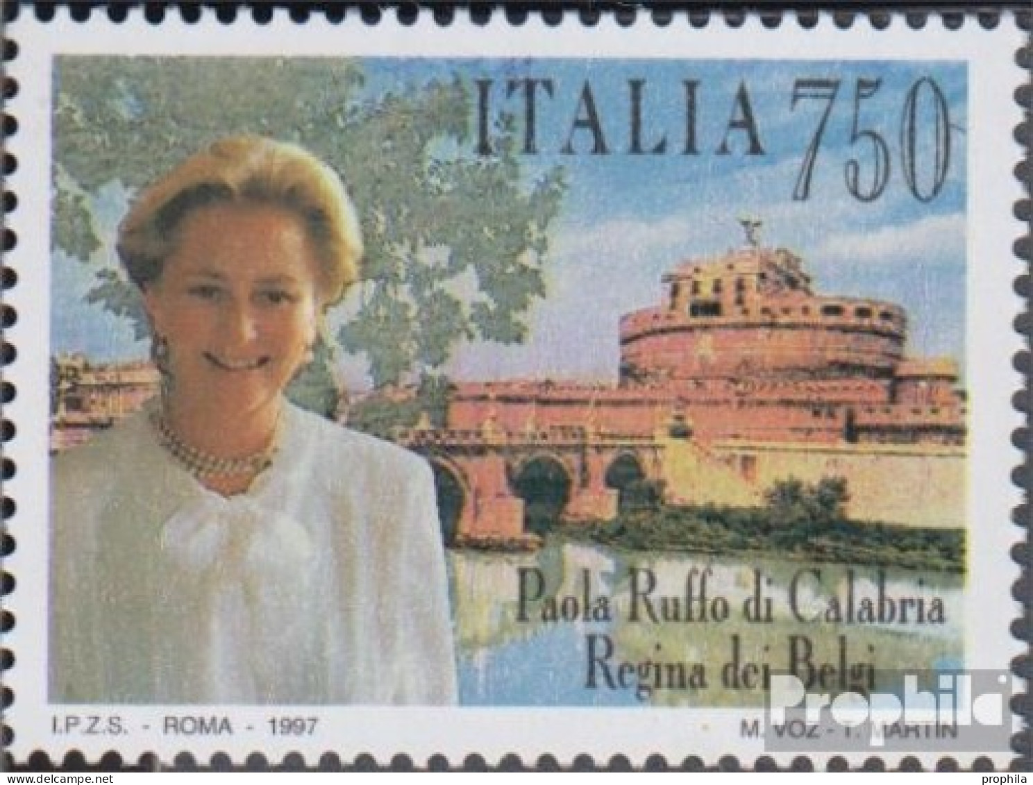 Italien 2504 (kompl.Ausg.) Postfrisch 1997 Königin Paola - 1991-00: Ungebraucht