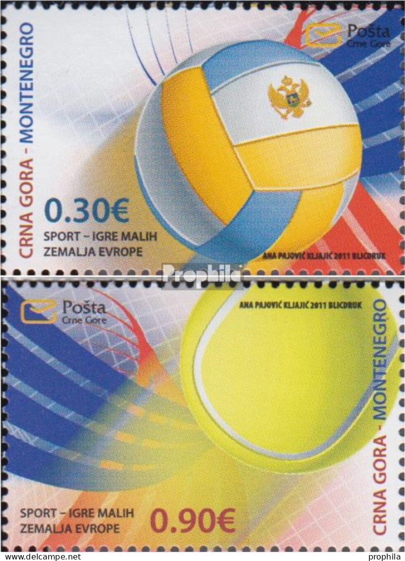 Montenegro 276-277 (kompl.Ausg.) Postfrisch 2011 Sportspiele - Montenegro