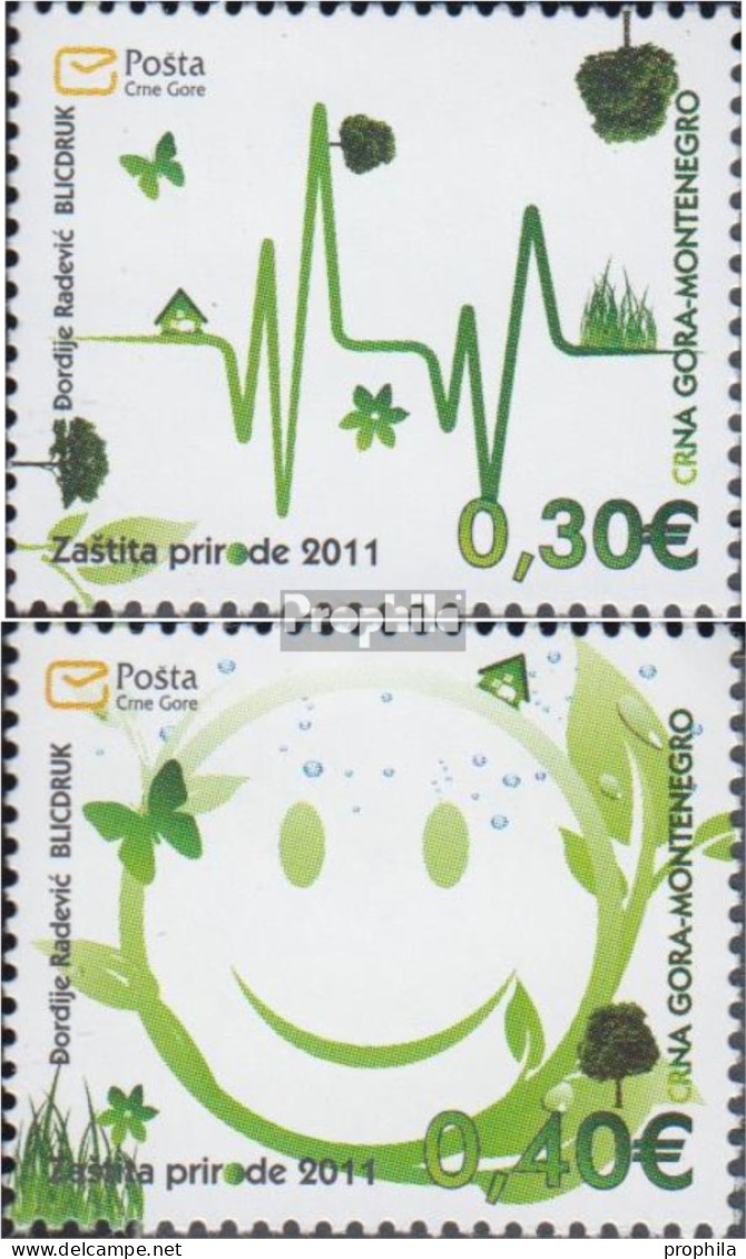 Montenegro 272-273 (kompl.Ausg.) Postfrisch 2011 Naturschutz - Montenegro