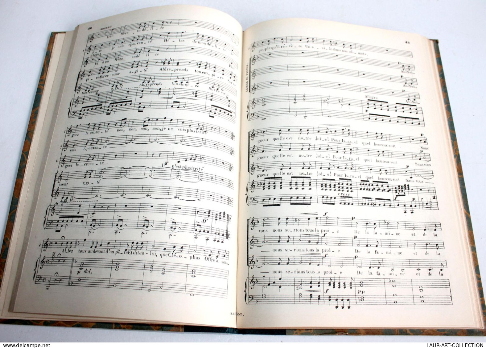 JOSEPH OPERA BIBLIQUE 3 ACTES, PAROLE DUVAL, MUSIQUE MEHUL PARTITION CHANT PIANO / ANCIEN LIVRE XIXe SIECLE (1803.214) - Musik