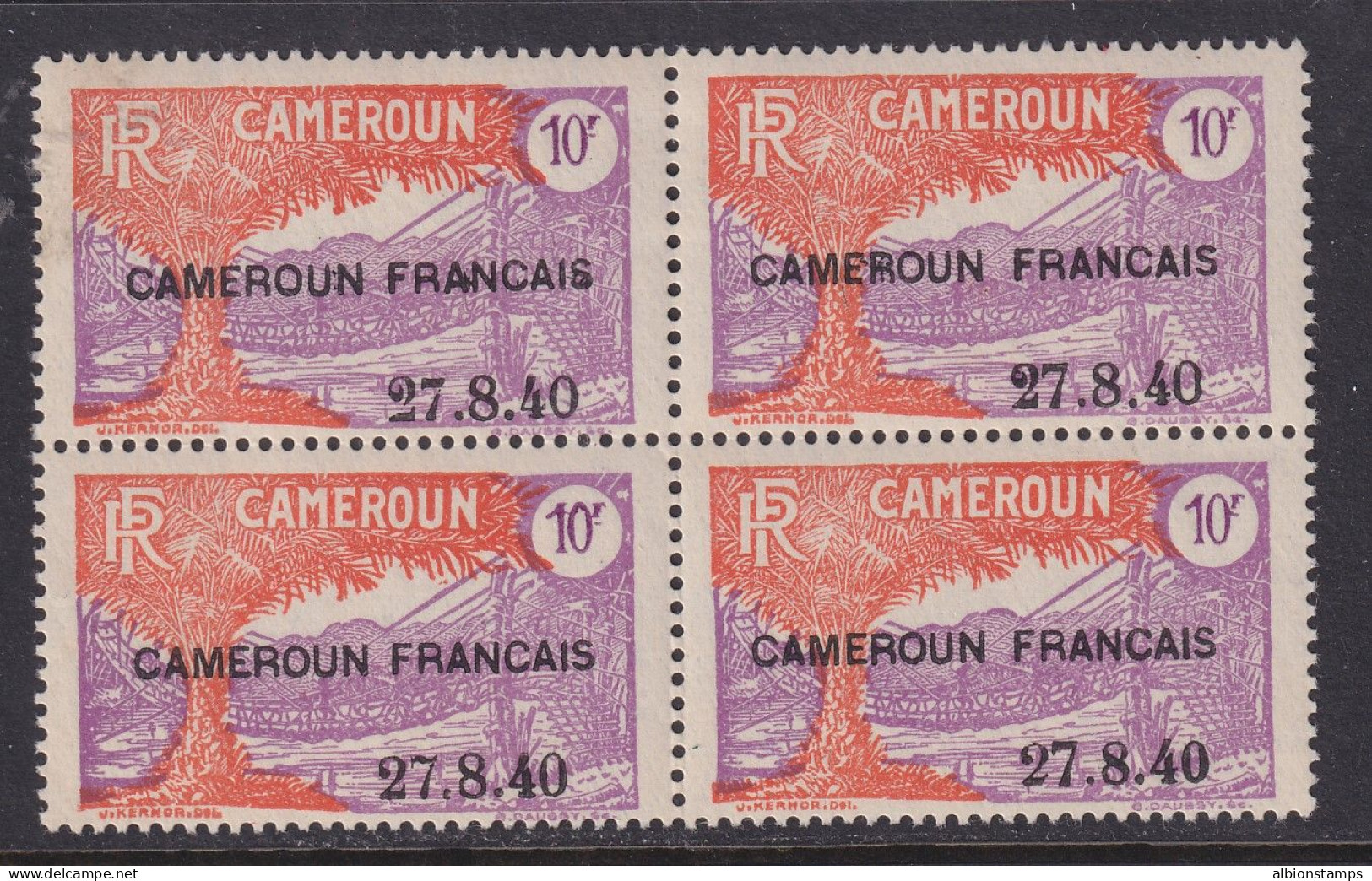 Cameroun, Scott 278 (Yvert 204), MLH (Tropicalized OG) Block Of Four - Neufs