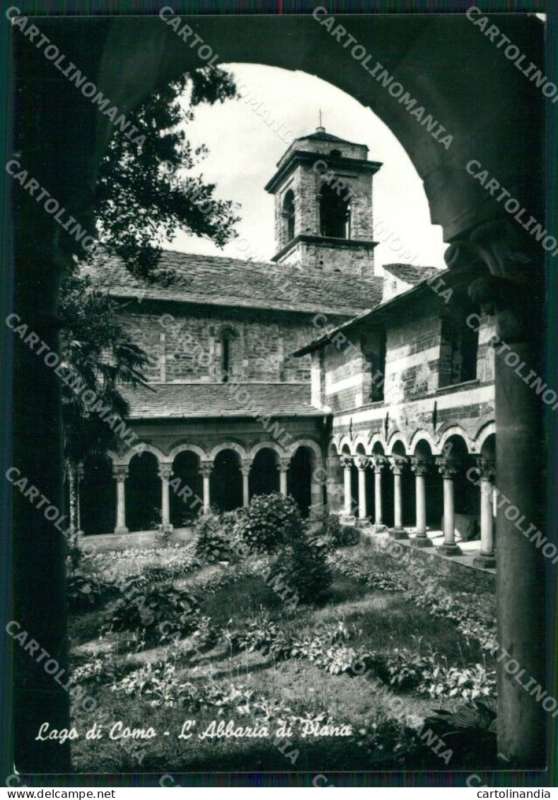 Lecco Colico Piona Abbazia Di Foto FG Cartolina KB4363 - Lecco