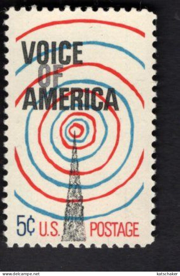 2013275801 1967 SCOTT 1329 (XX) POSTFRIS MINT NEVER HINGED - VOICE OF AMERICA - Unused Stamps