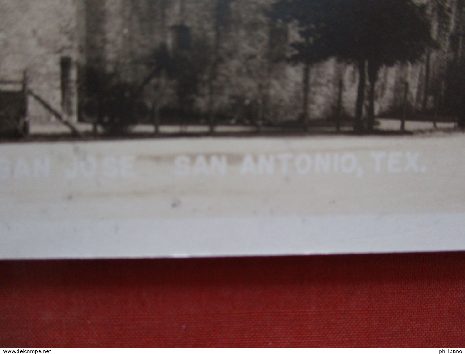 RPPC  Mission San Jose  San Antonio Texas > San Antonio   Ref 6390 - San Antonio