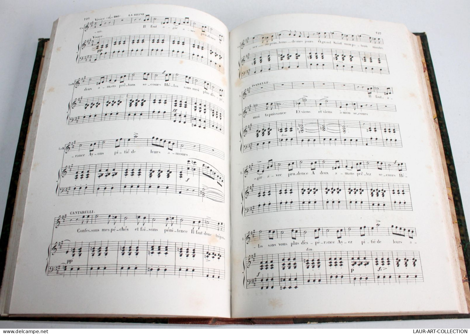 LE PRÉ AUX CLERCS OPERA COMIQUE PAROLE PLANARD MUSIQUE HEROLD PARTITION PIANO CHANT, ANCIEN LIVRE XIXe SIECLE (1803.215) - Musique